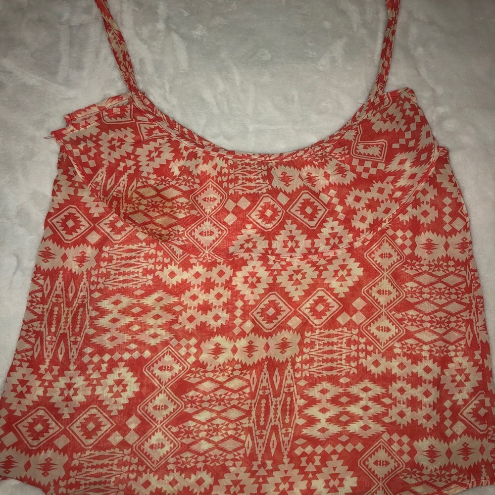 Rue 21 Orange Tank Top